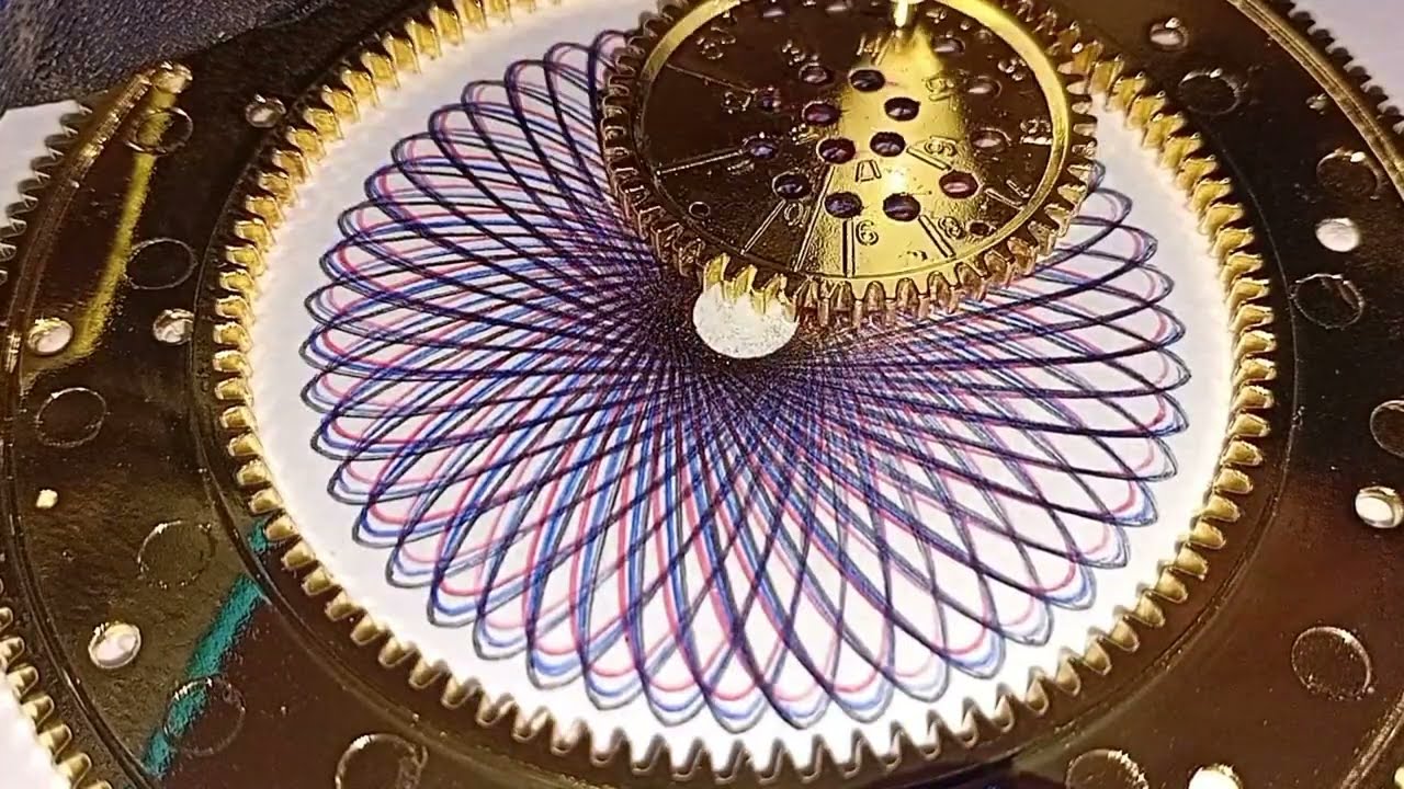 NOSTALGIC Oddly satisfying, Spirograph Art 🎨 