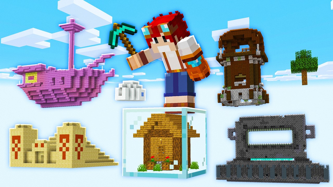 1 BLOCO DE ESTRUTURAS NO MINECRAFT