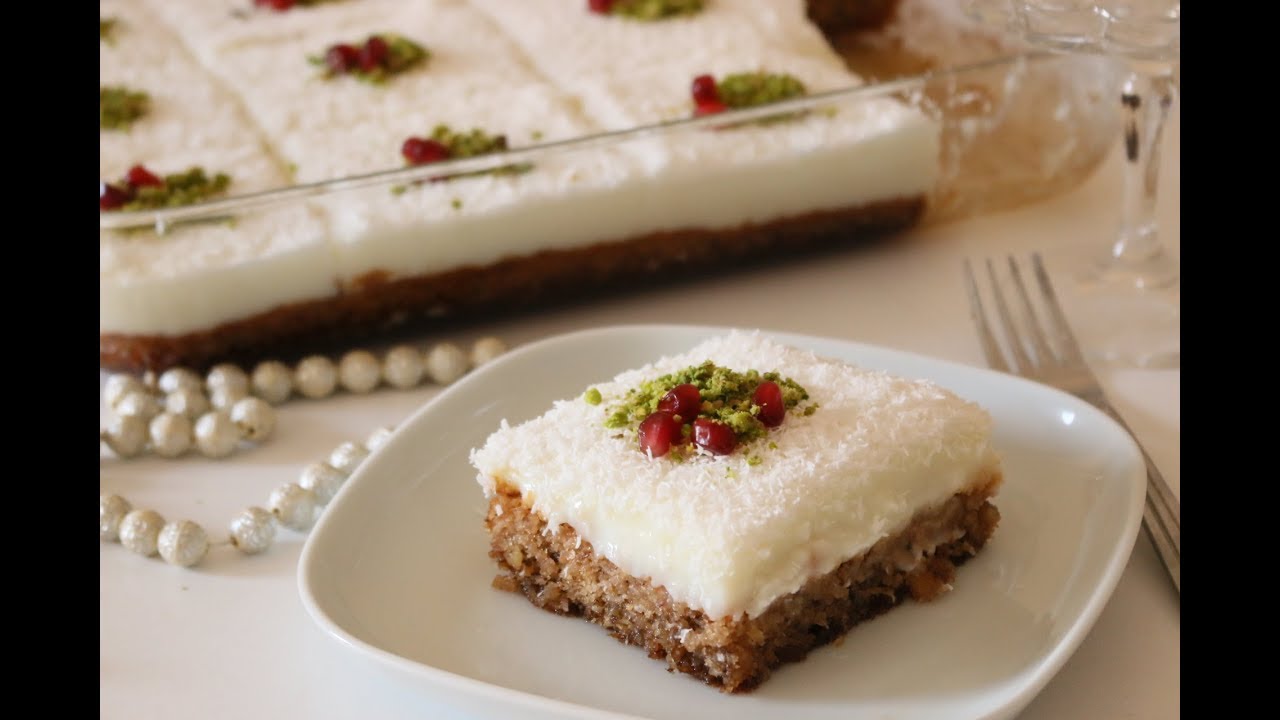 تحلاية رمضانية تركية راااائعة (الكيكة القبرصية) kıbrıs tatlısı