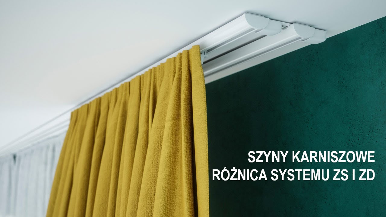 Szyny karniszowe aluminiowe system ZS i ZD - czym się różnią?