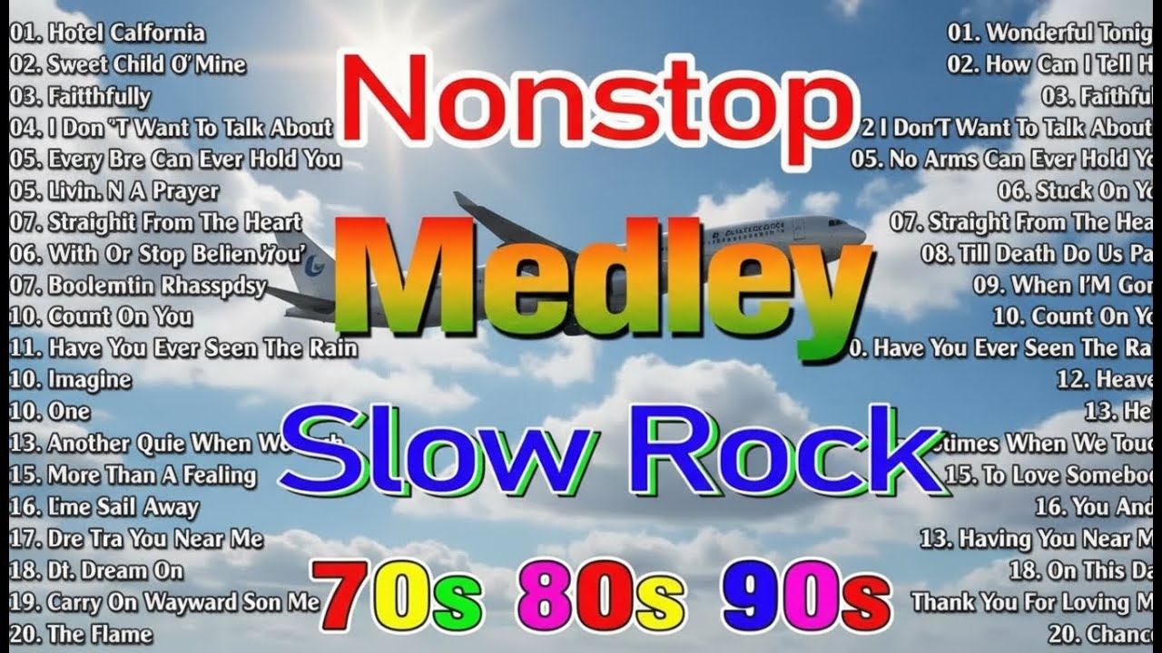 Best Slow Rock Love Song Mix 🎧 Romantic Rock Ballads 70s 80s 90s 🎷