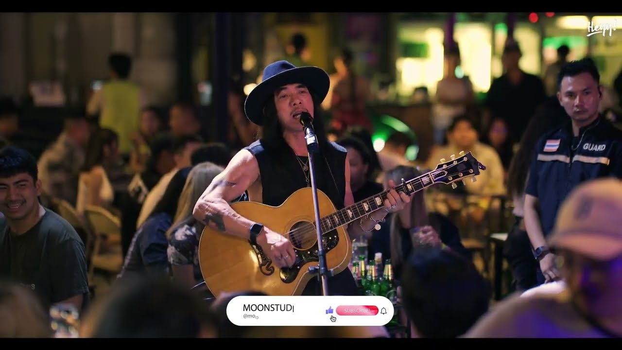 Greasy Cafe - ความหมายของการมีลมหายใจ live at The Moon Bar นนทบุรี