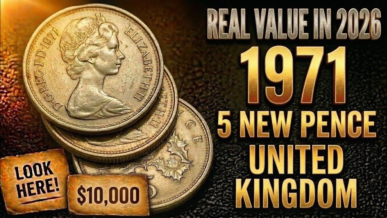 🔥 Rare 2026 | 1971 United Kingdom 5 New Pence Coin Value Today | Worth Money?