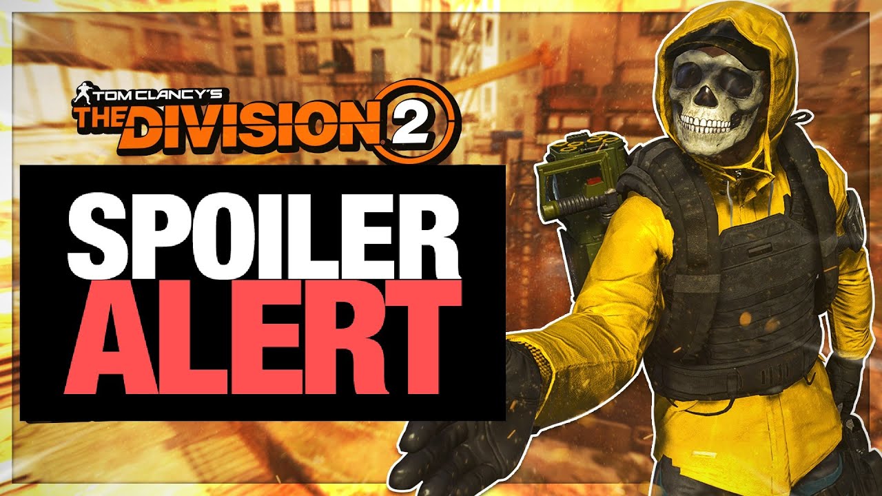 **SPOILER ALERT AHEAD** The Division 2 News Update (Latest Data Mined Leaks from Reddit)