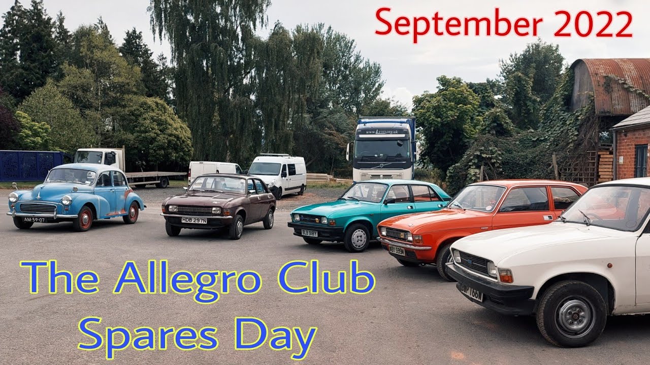 Austin Allegro Club International Spares Day Sept 2022 - Getting Peggy Out  .