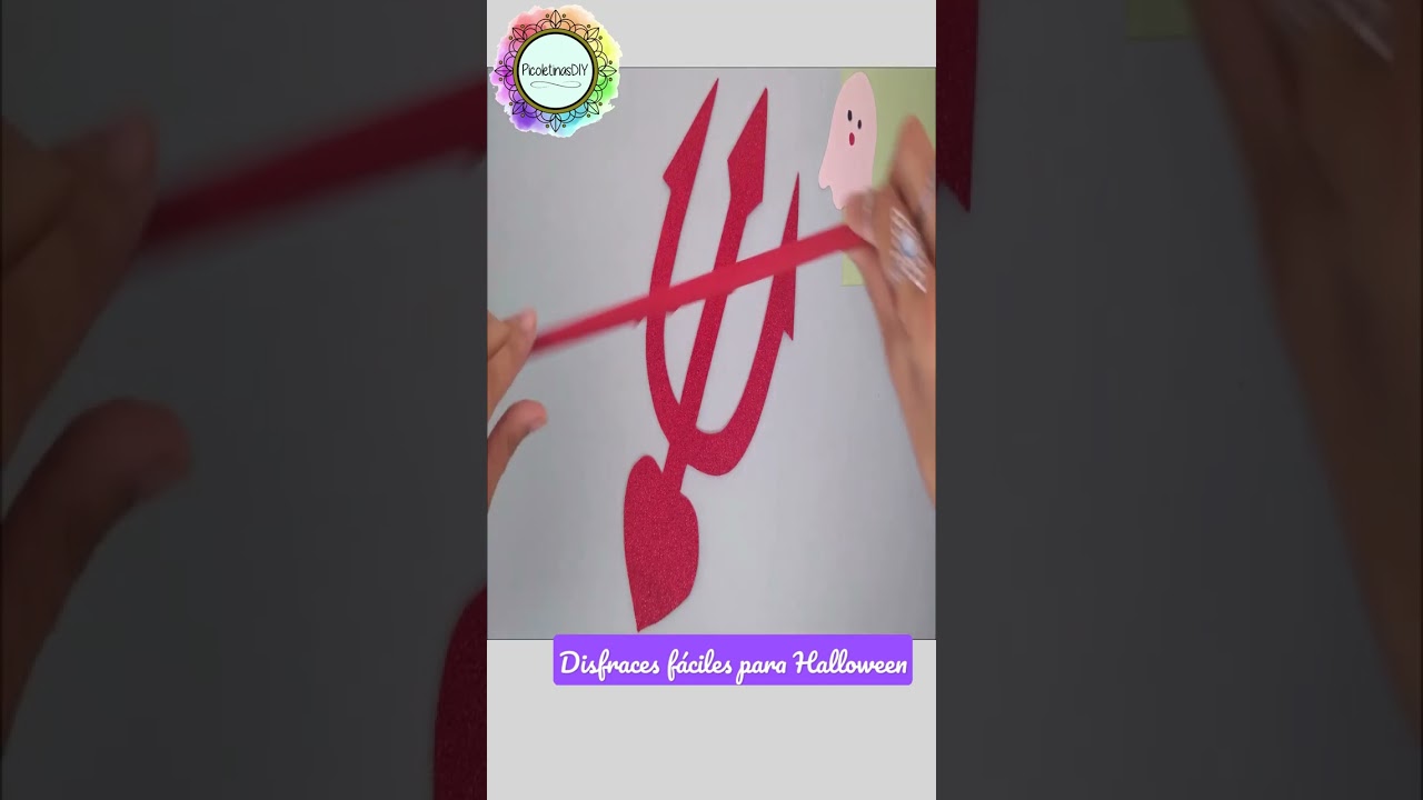 Disfraz de #diablita para #halloween #shorts #diy #manualidades