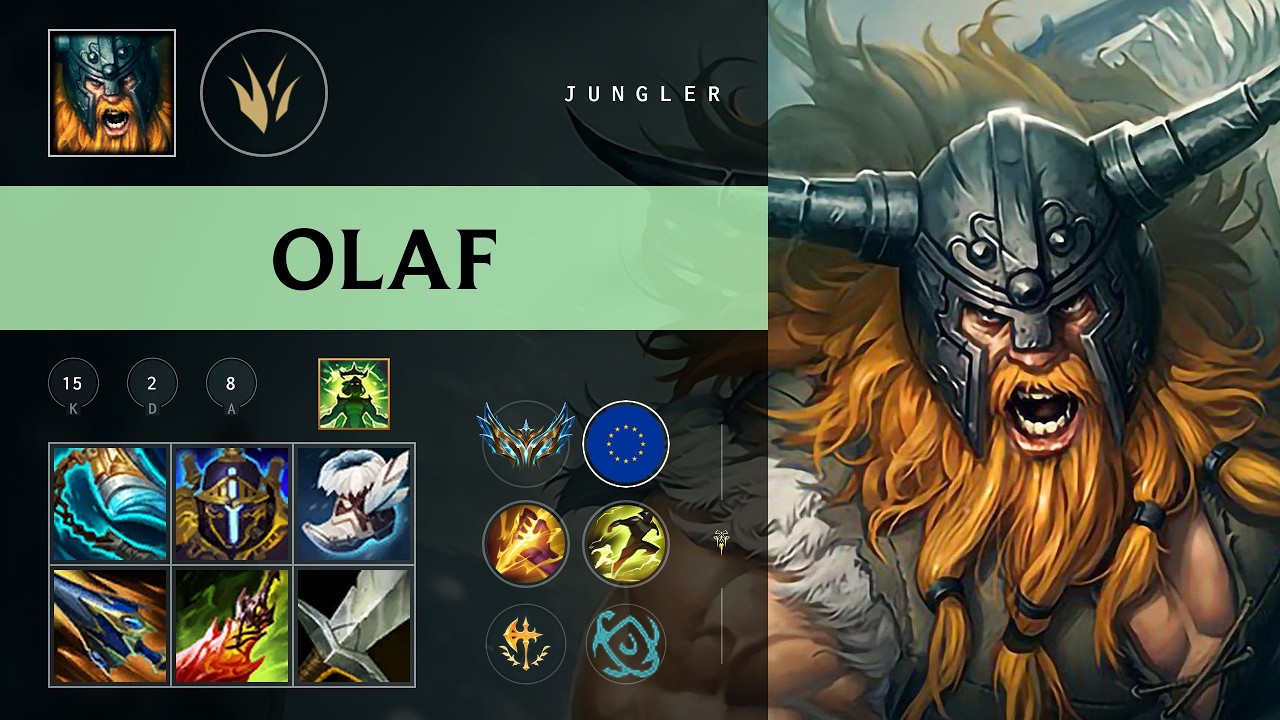 Olaf Jungle vs Amumu - EUW Challenger Patch 26.10