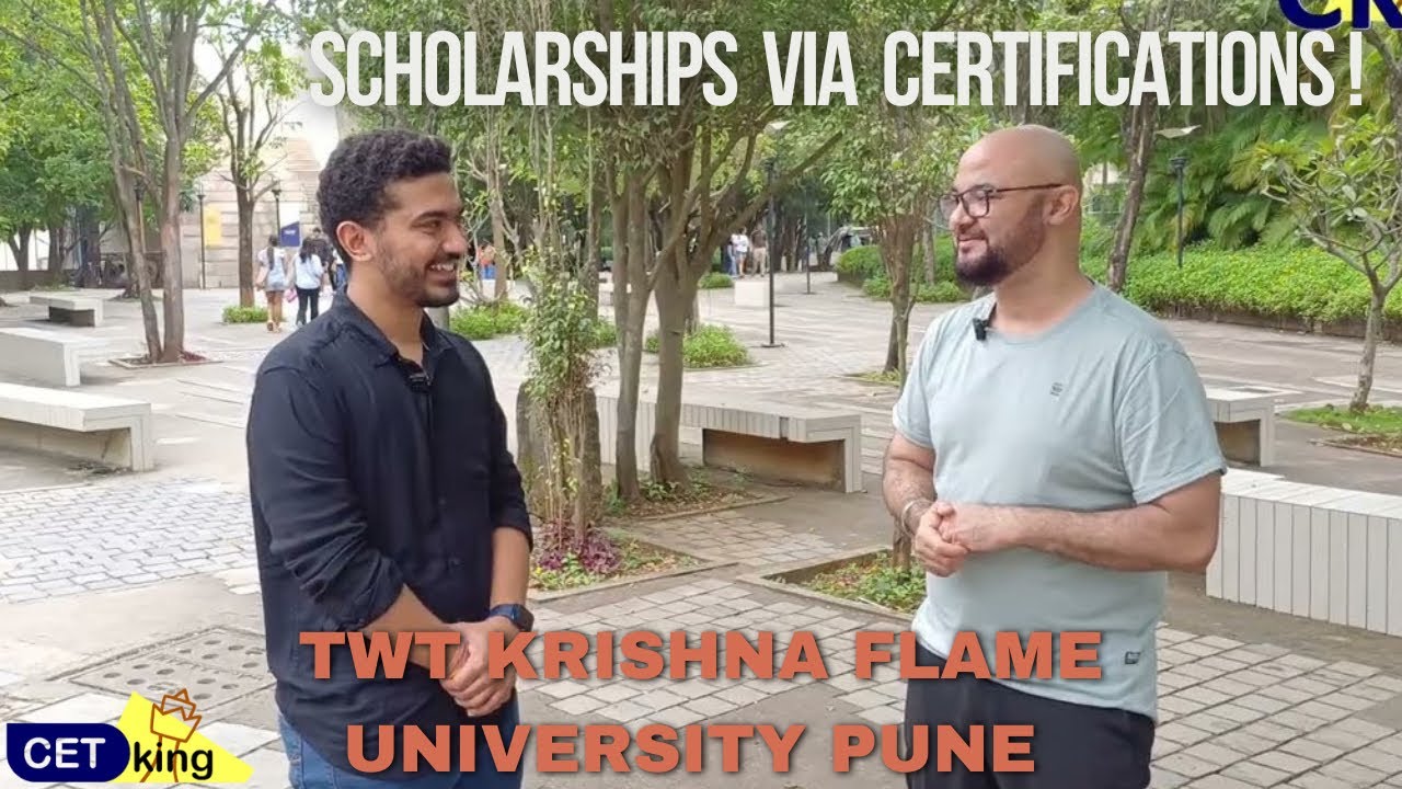 Scholarships Through Certifications | TwT Krishna at FLAME University Pune 