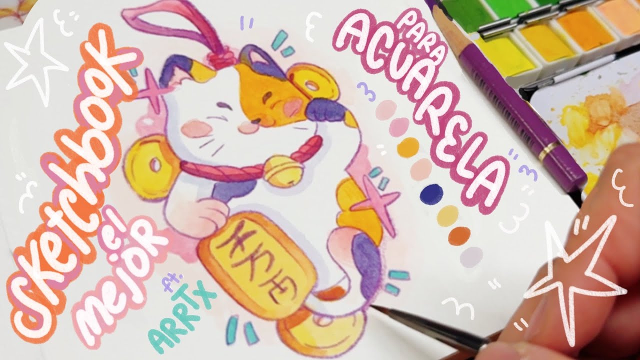 EL MEJOR SKETCHBOOK PARA TUS ACUARELAS ♥︎ ARRTX