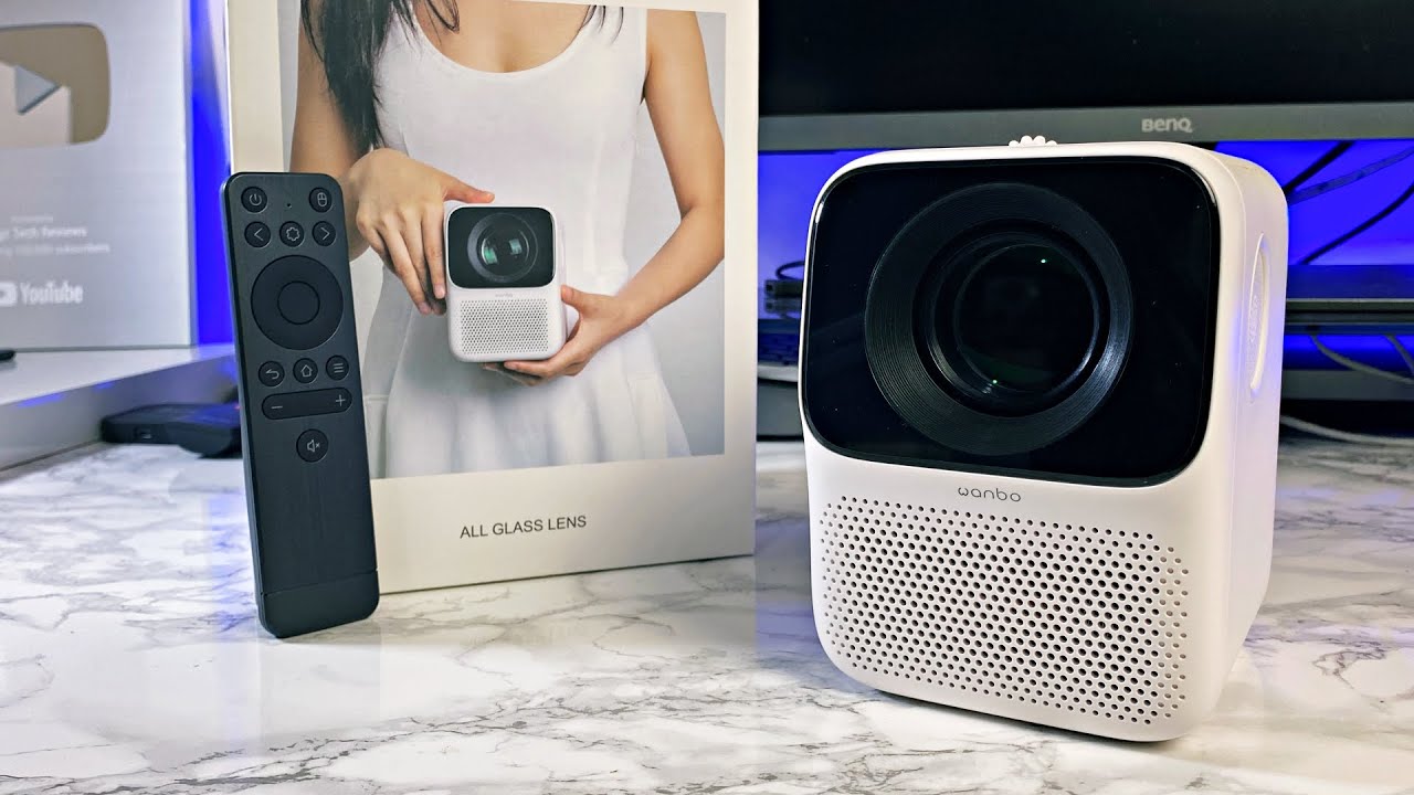 Xiaomi Wanbo T2 Max Projector - Compact Home Cinema Android Projector - Big Screen 120