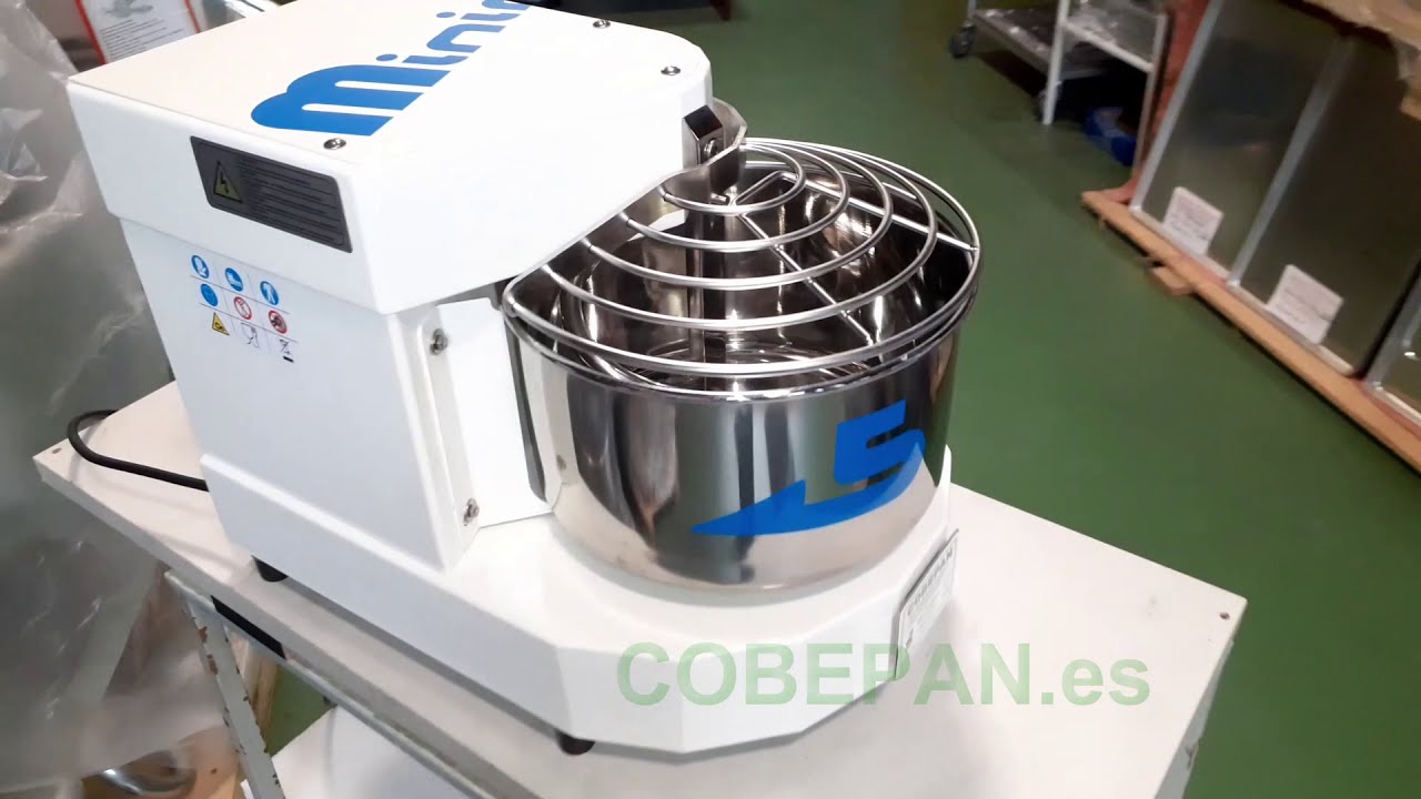 Amasadora Espiral ALTA CALIDAD max 5 Kg masa Mini5