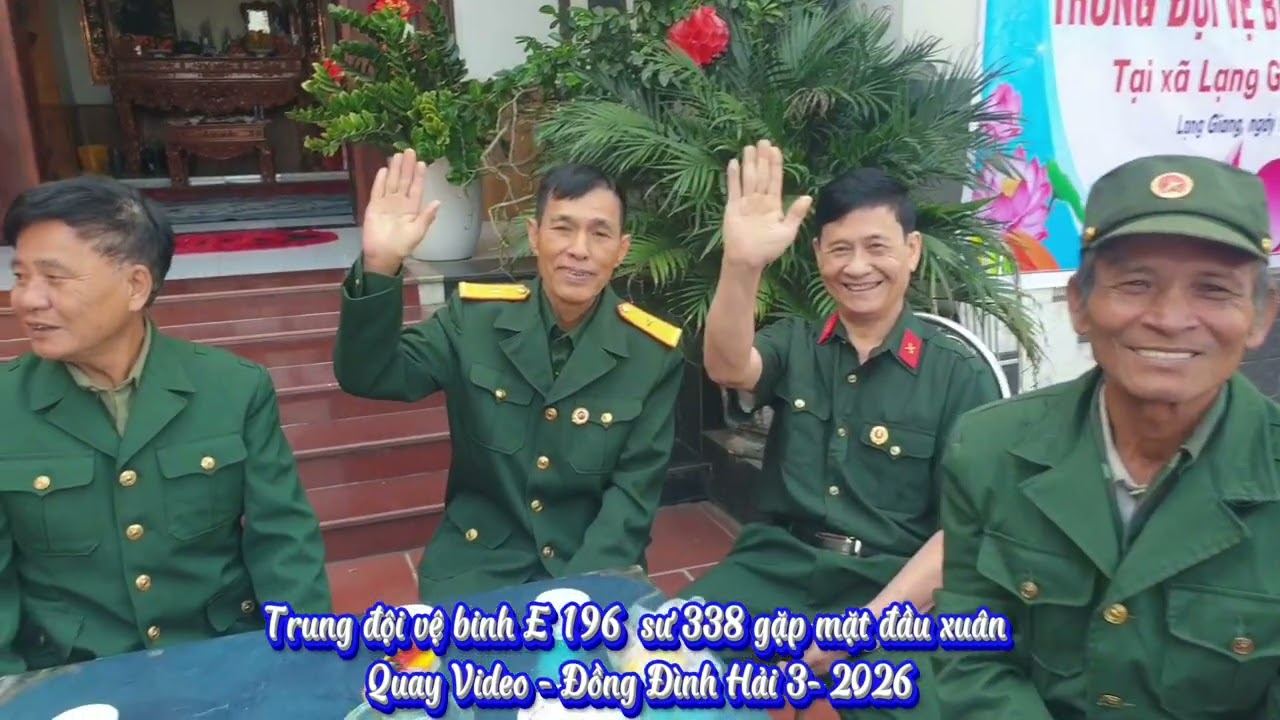 Trung đội vệ binh e196 sư 338 gặp mặt đầu xuân