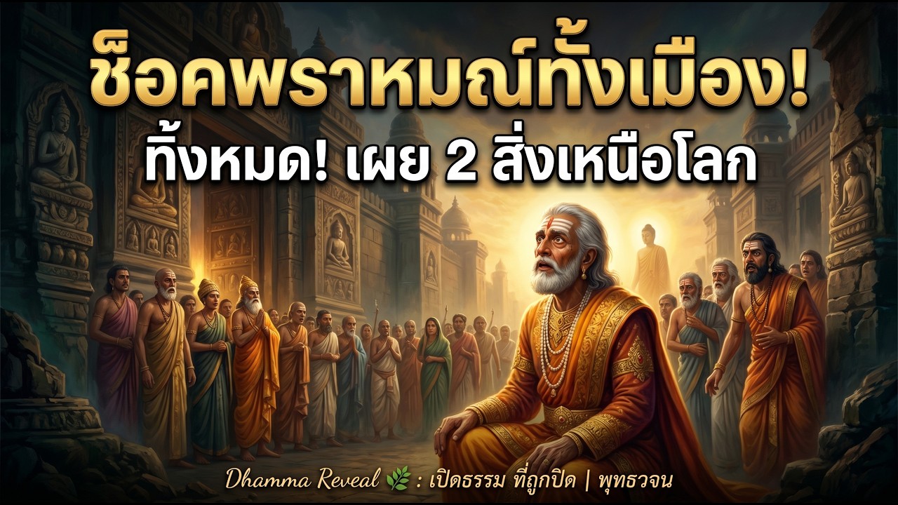 กระชากหน้ากากคนดี: ชาติตระกูลสูง หรือ จิตใจสูง? เมื่อพราหมณ์เถ่าผู้ยิ่งใหญ่ ต้องสยบต่อความจริง