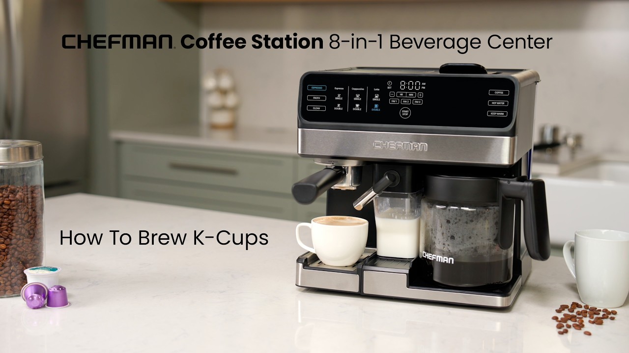 Кофеварка Chefman: как заваривать капсулы K-Cup
