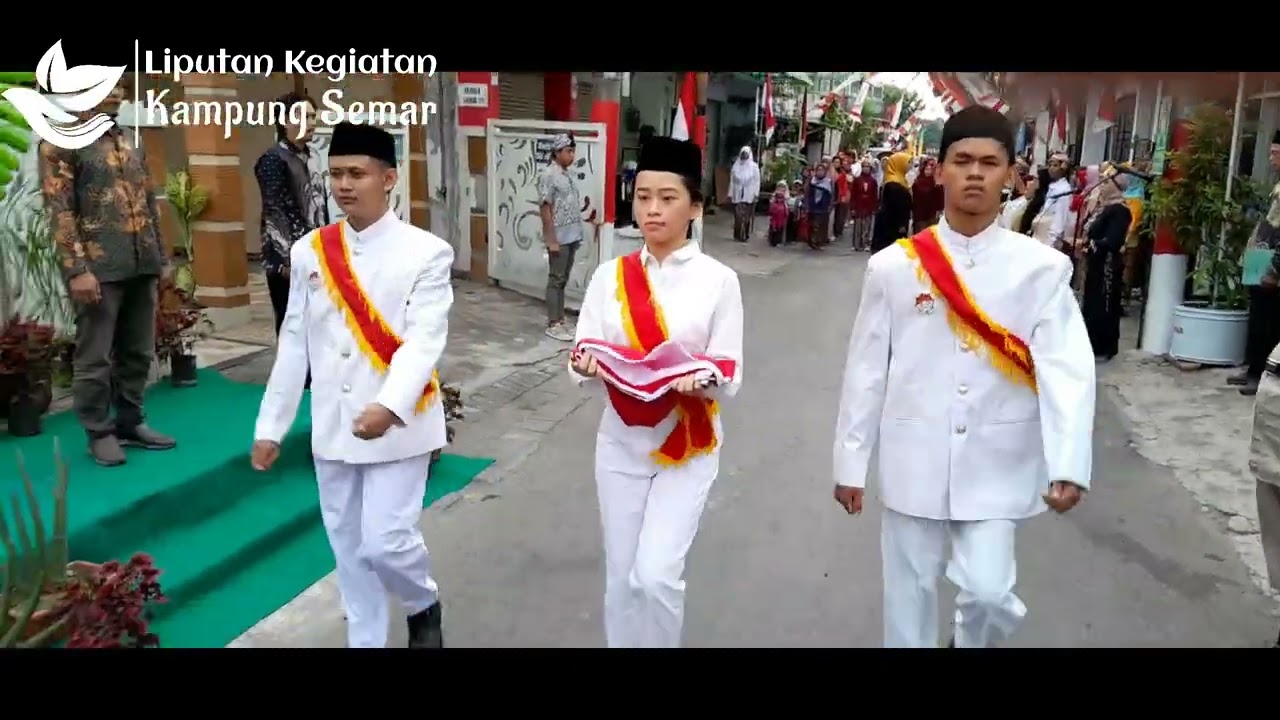 Liputan Kampung Semar, Arjosari, Malang - Kegiatan Upacara Bendera17 Agustus 2024