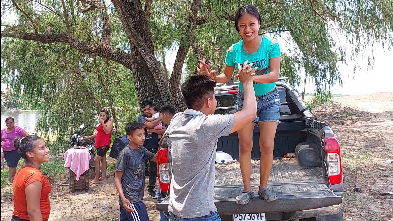 ISAIAS se Tendrá Q Ganar a MARLYN a Pulso😘😍 Hoy Salimos a Un Día De Campo, Mirén Q Alegría😁😱😱