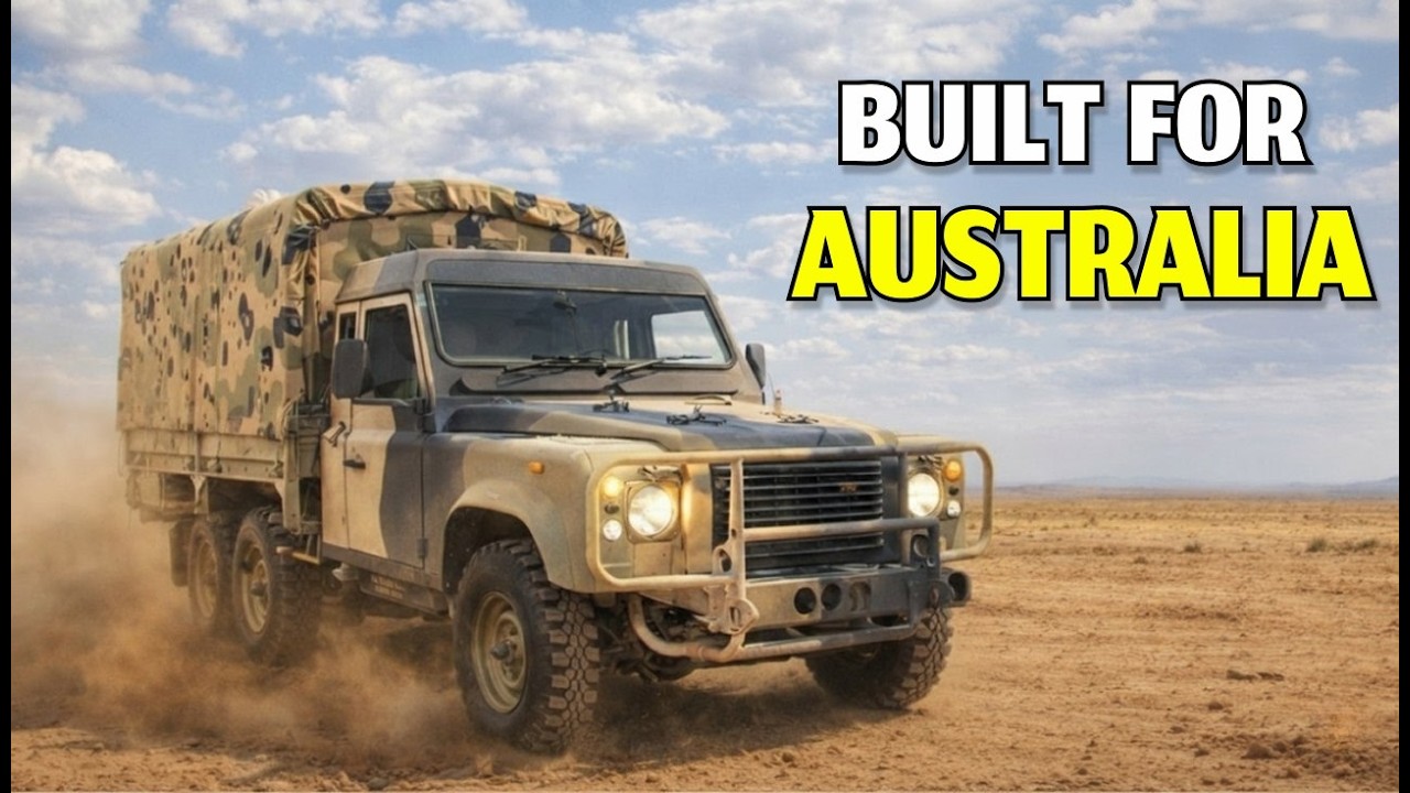Land Rover Perentie 6×6: Военный грузовик, созданный для Австралии.