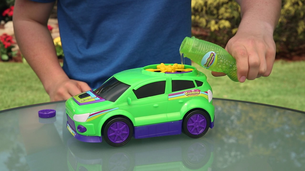 Gazillion BUBBLE CAR BUBBLE MACHINE - How to video