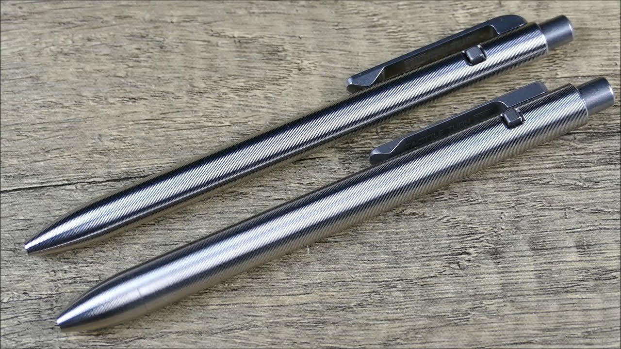 On Point EDC: Tactile Turn – Slim Side Click Pen (Titanium/Short); Better than their Bolt Action?