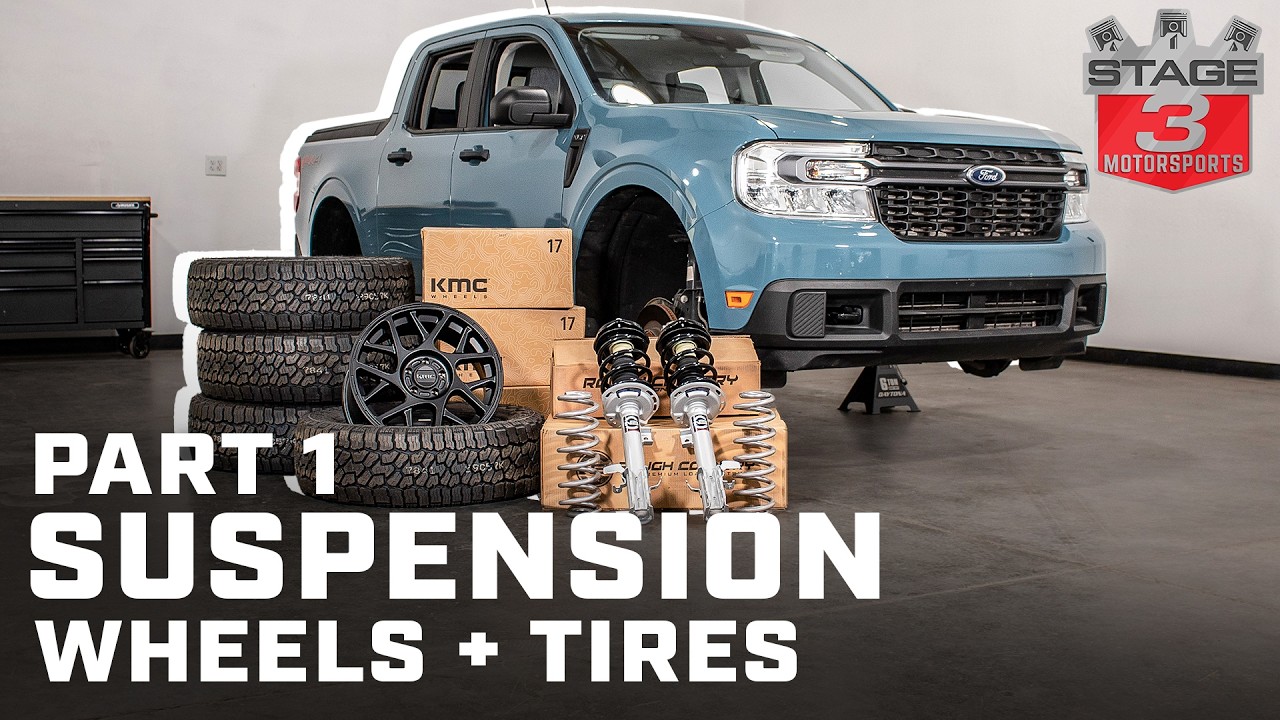 We Fixed Our Ford Maverick's Stance | Build Part 1: Suspension, Wheels & Tires