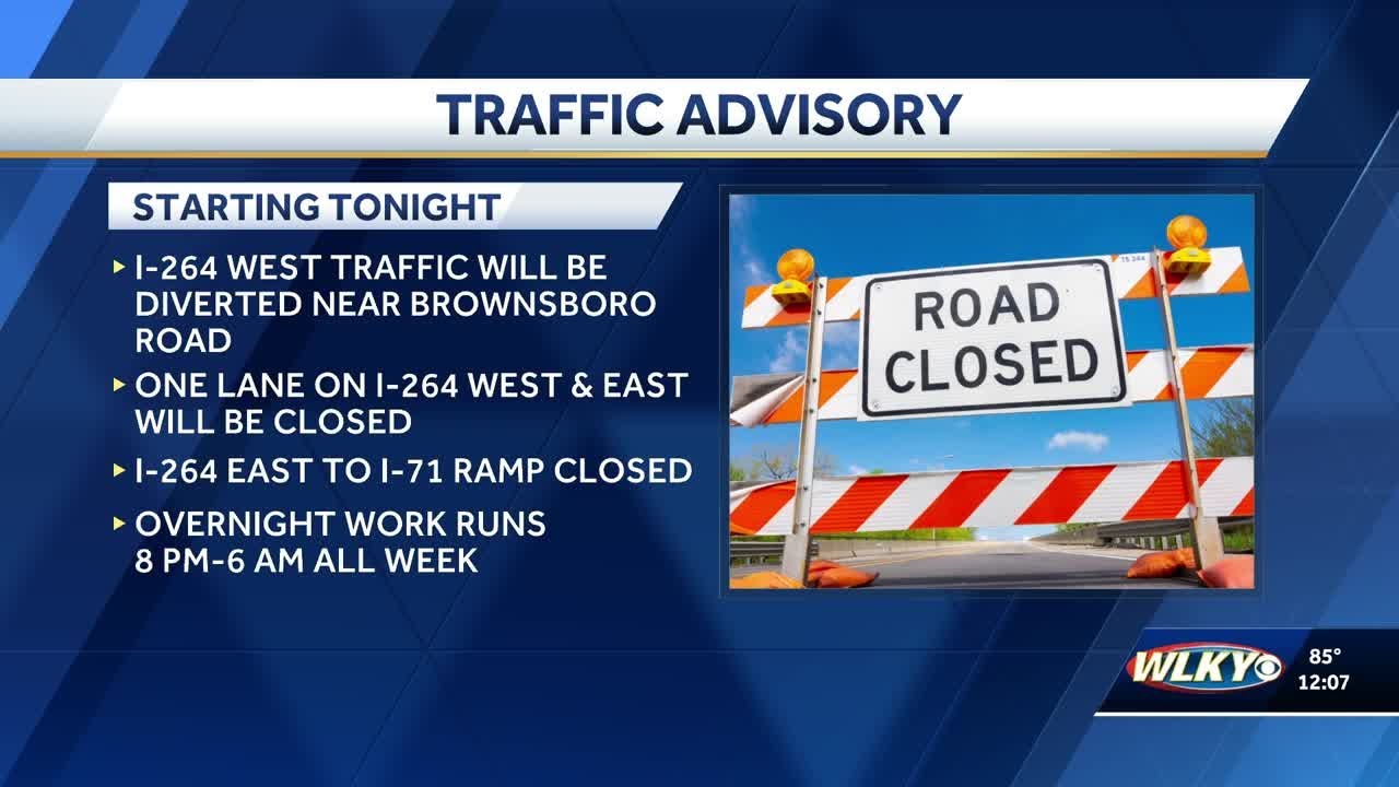 Nighttime closures on the Watterson Expressway: what to know