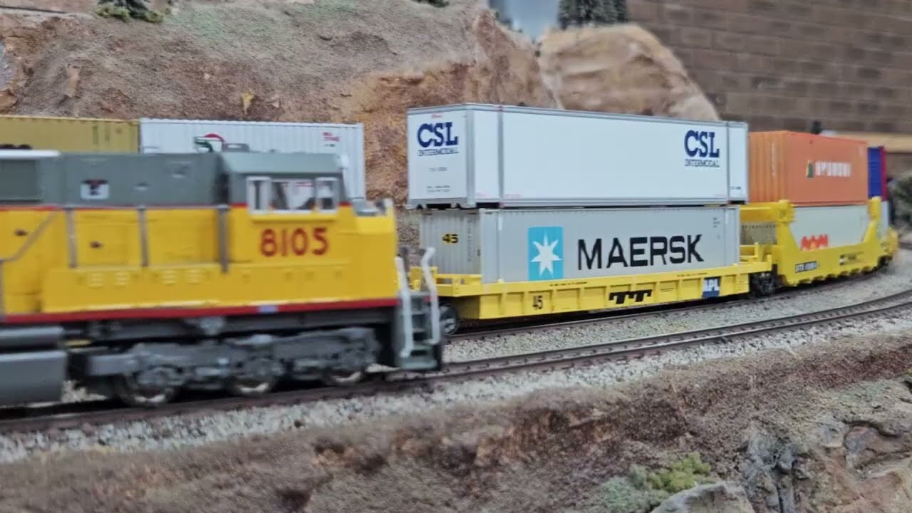 Long American Trains plus a Canadian Grain and a Bitza