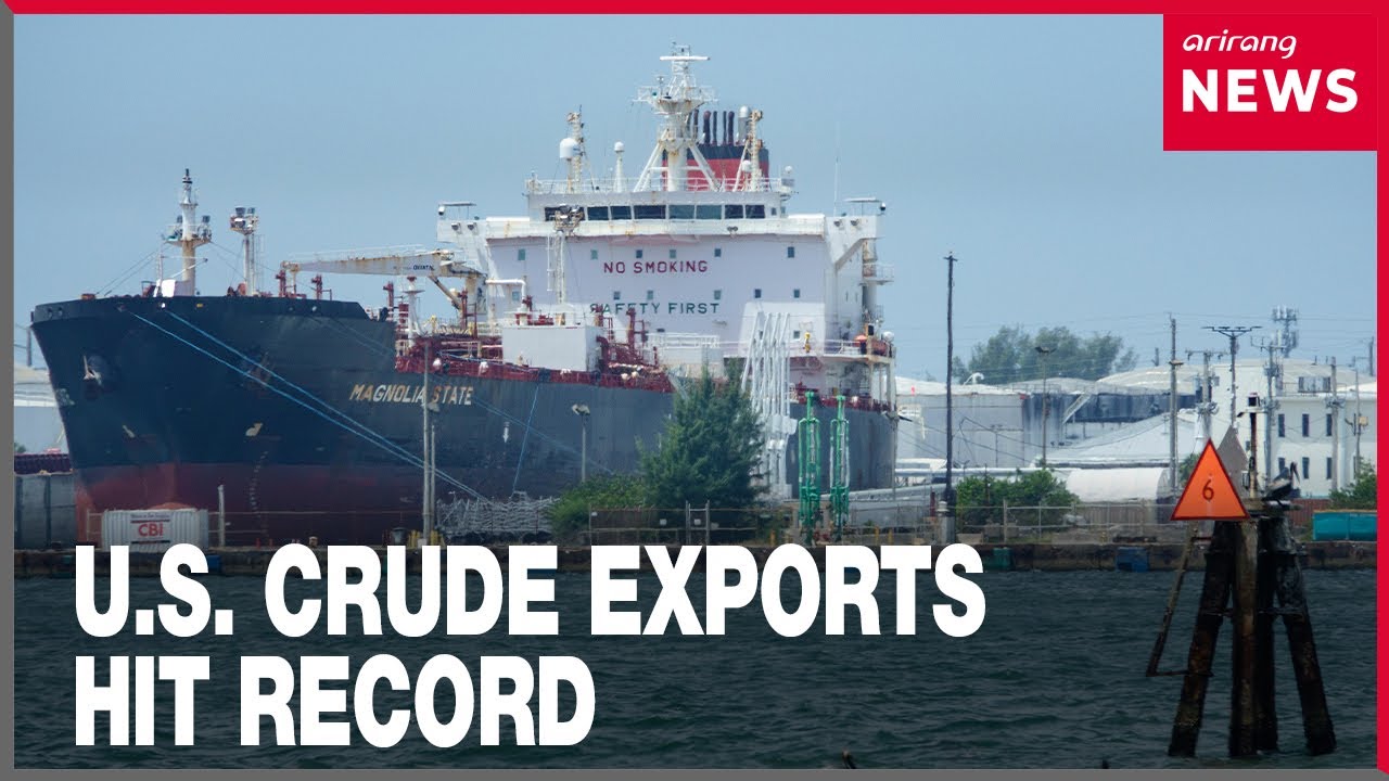 U.S. crude exports reach record high as Middle East supplies tighten