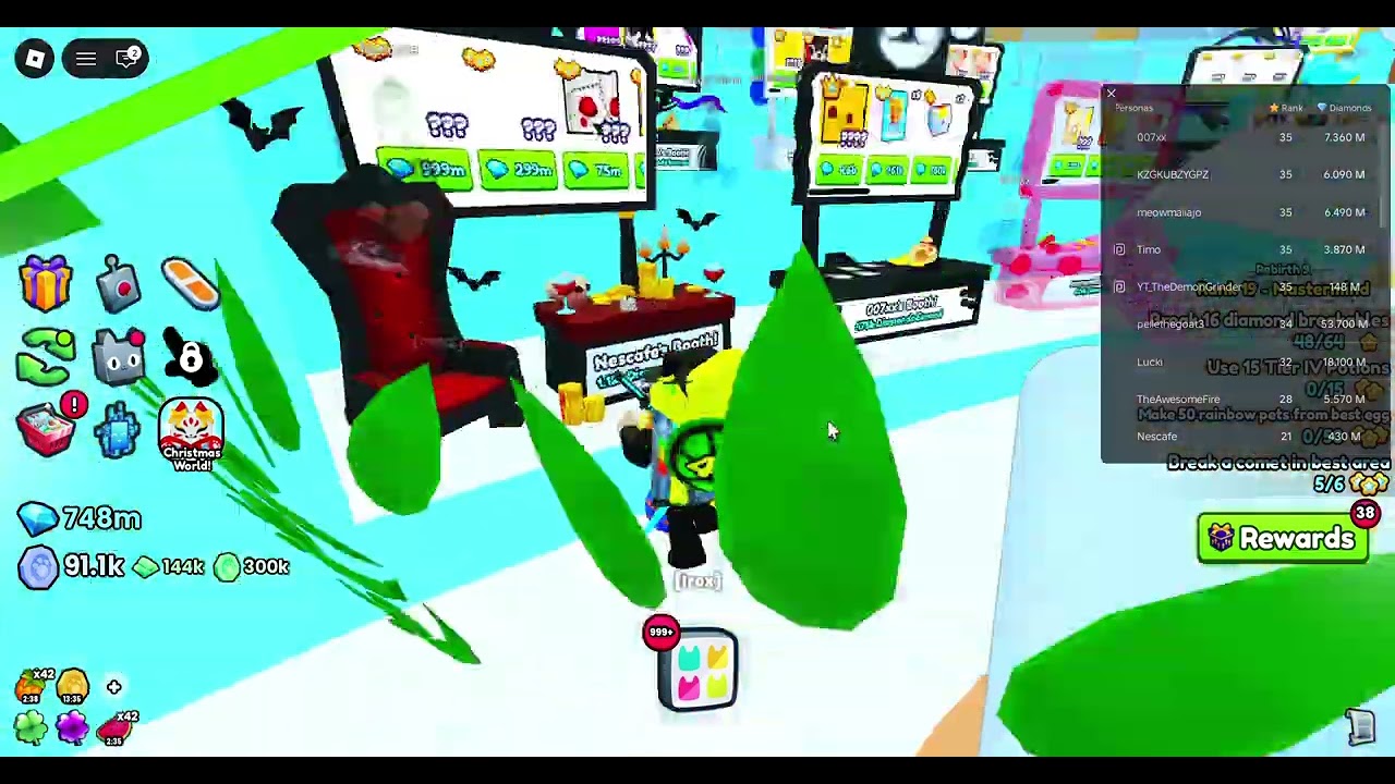 Pet Simulator / Parte 725 - Gastando  Mas De 800m Gemas