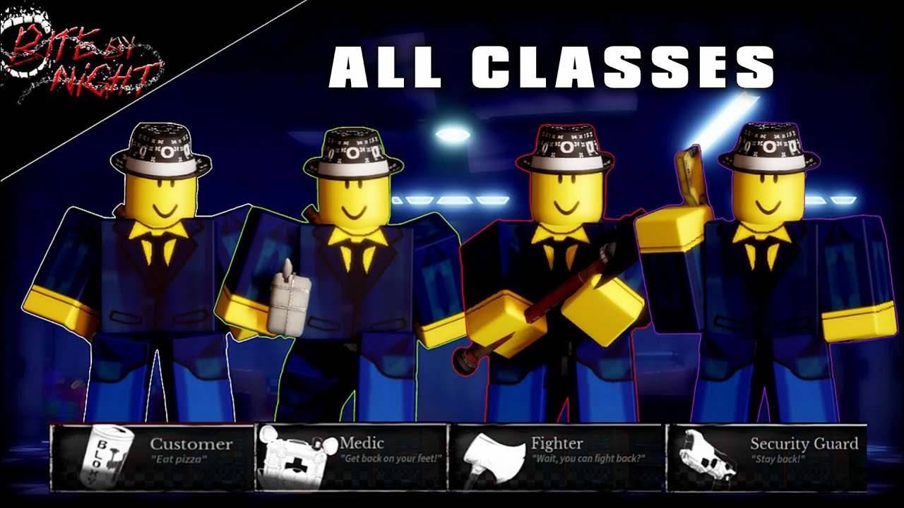 Every Survivor Class in Bite by Night (Gameplay)