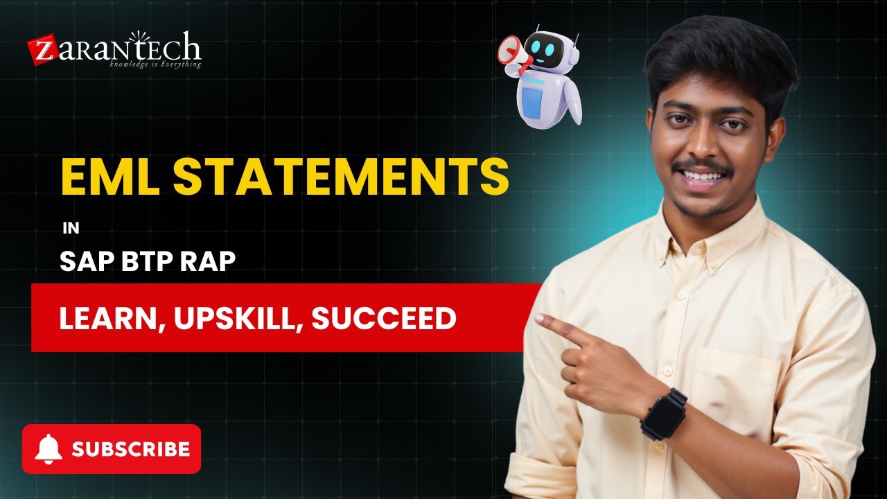 EML Statements in SAP BTP RAP | ZaranTech