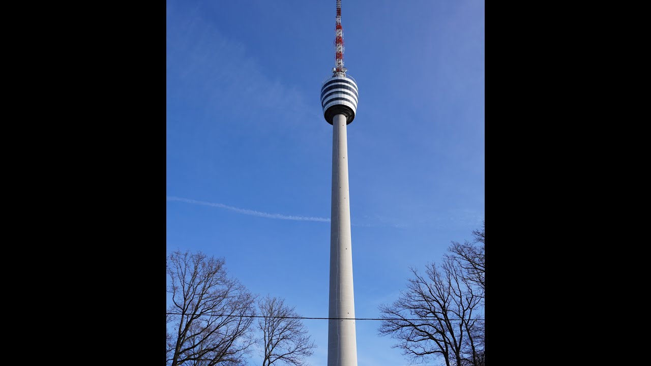 Visiting worlds first TV Tower in Stuttgart, Germany