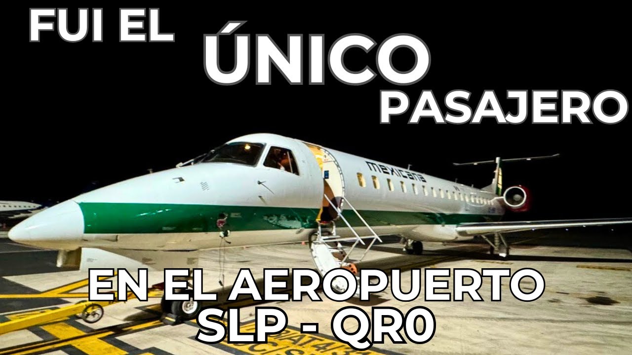 TRIP REPORT | TAR México | Embraer ERJ145 | Aeropuerto fantasma de San Luis Potosí a Queretaro