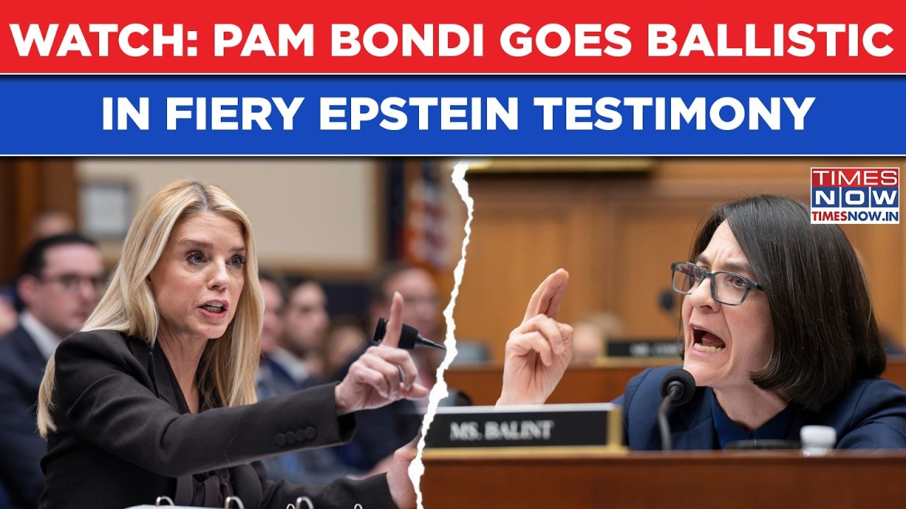 Watch Pam Bondi's Fiery Epstein Testimony| Trump's Attorney General Goes Ballistic - Top Moments
