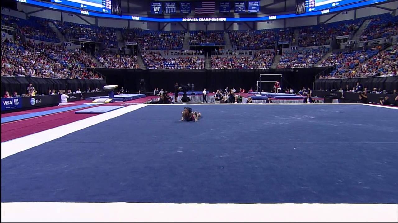 Gabby Douglas - Floor - 2012 Visa Championships - Women - Day 1
