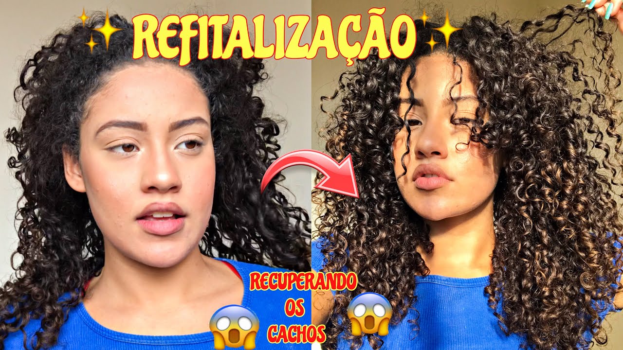 COMO REVITALIZAR OS CACHOS SEM MOLHAR | truque de revitalização para cabelos cacheados sem molhar