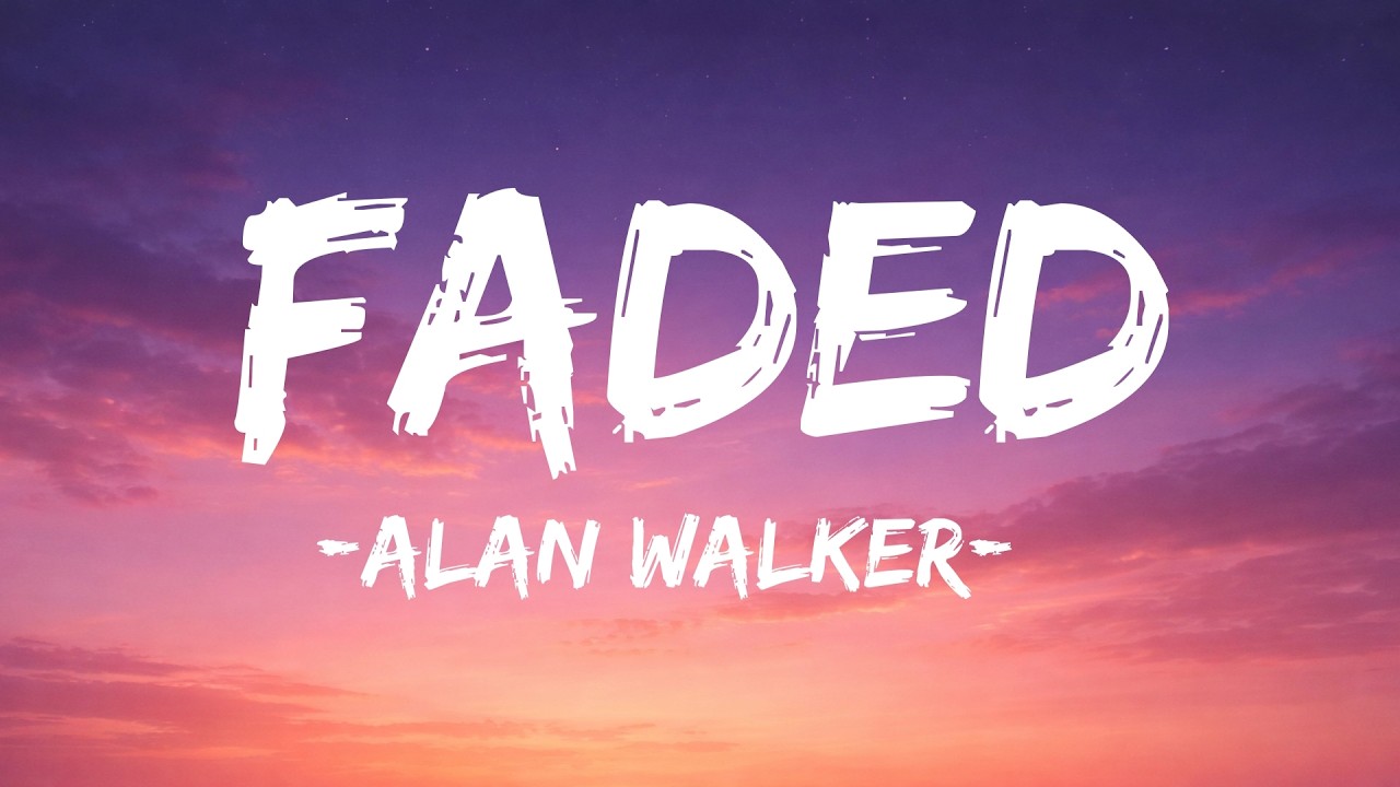 Alan Walker   Faded Lyrics #alanwalker #faded #song