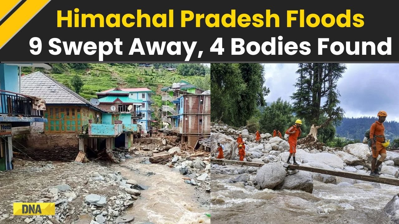Himachal Floods: 9 Swept Away In Panglued Village, 4 Bodies Found 150 km Away