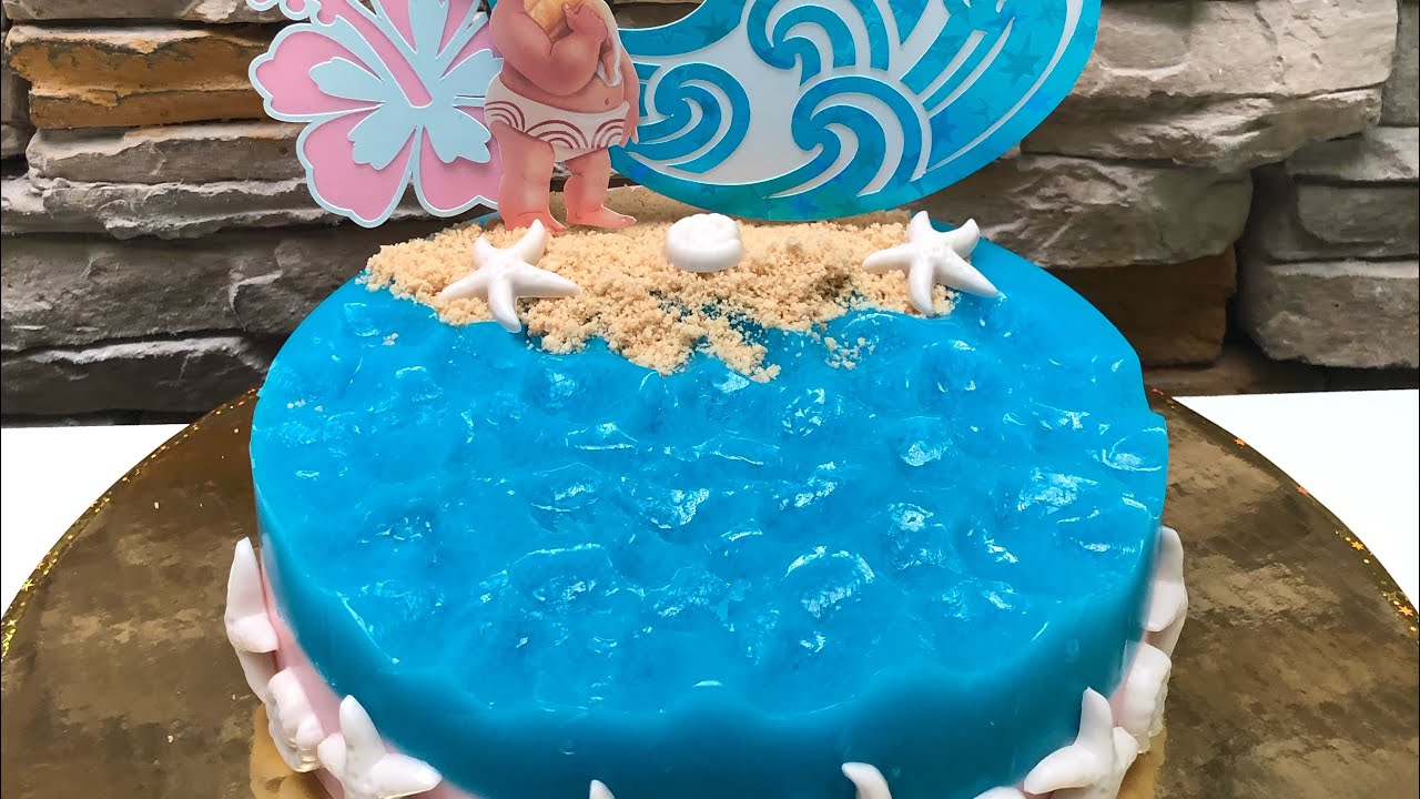 Cómo hacer gelatina con efecto de olas de mar