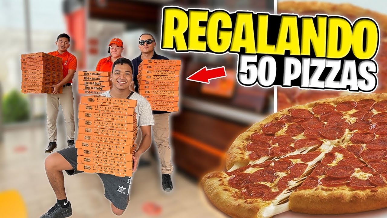 COMPRAMOS TODAS las PIZZAS de LITTLE CEACER con @AmayaZelaya