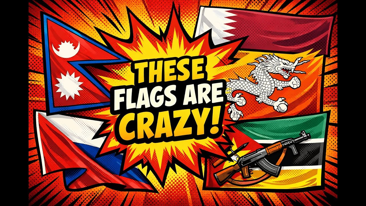 The Weirdest National Flags in the World (You Won’t Believe #7)