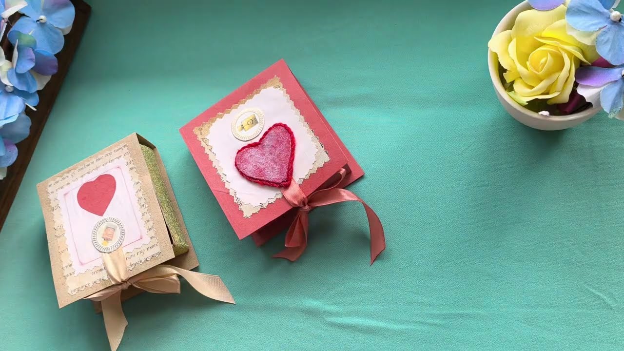 Gift box with a heart