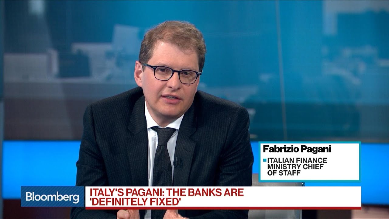 Fabrizio Pagani Says Italian Banks Are 'Definitely Fixed'