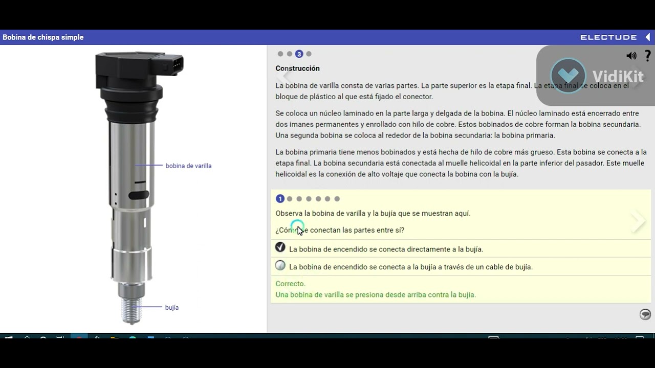 Bobina de chispa simple ELECTUDE