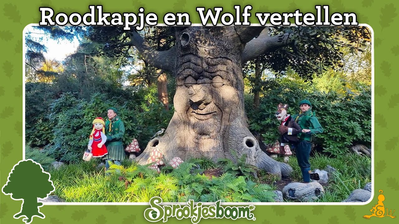 [#Efteling] Roodkapje en Wolf vertellen - Sprookjesboom Parkshow najaar 2023