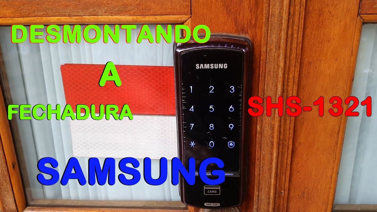 Recuperando fechadura Molhada - SAMSUNG -SHS-1321 - 