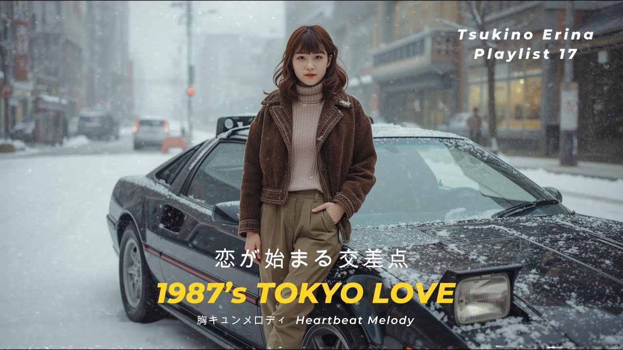 1987’s Tokyo Winter Snow | 都会の鼓動が近づく｜City Heartbeat Romance | Japanese City Pop【ポップ Playlist 17】