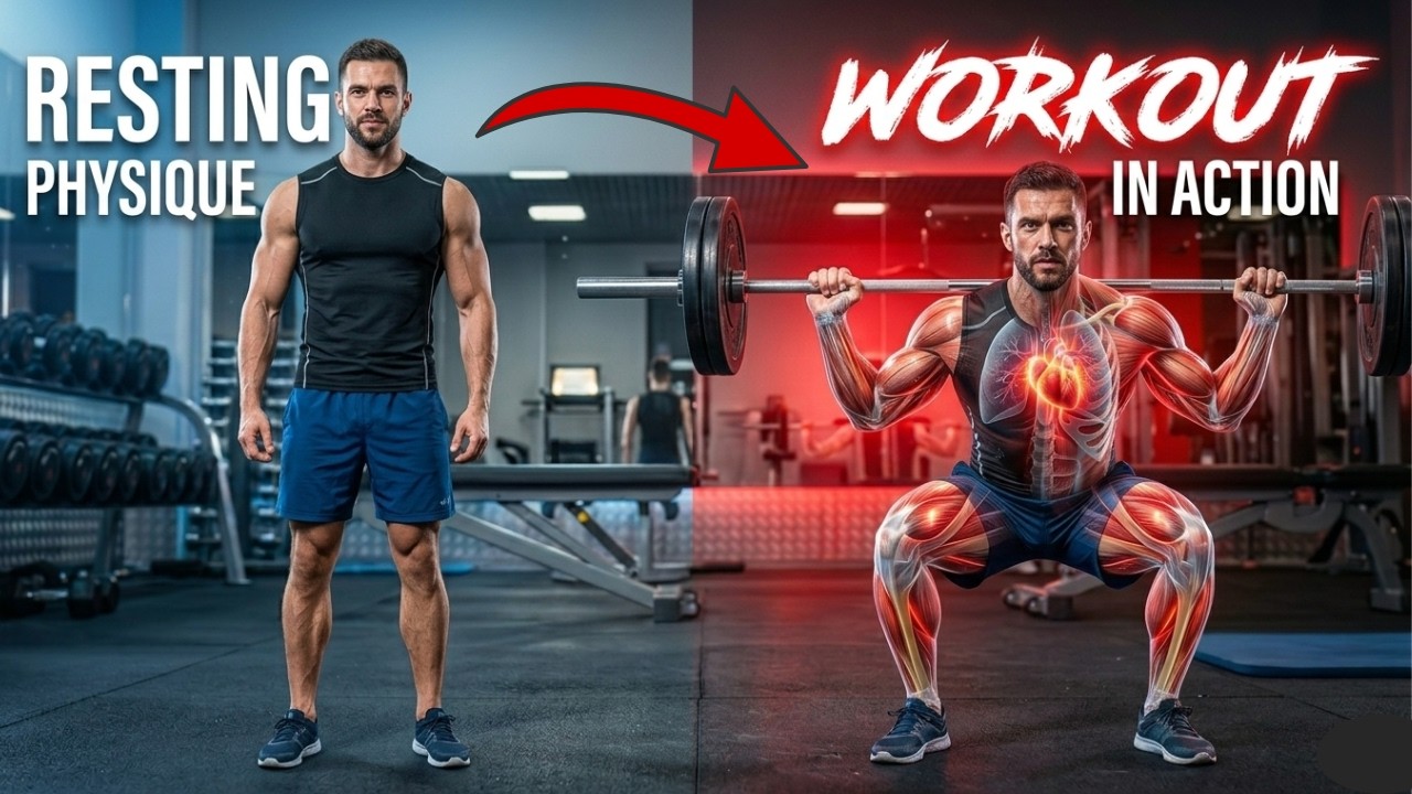 What Happens Inside Your Body During a Full Workout  #exercisescience  #FitnessScience #humanbody