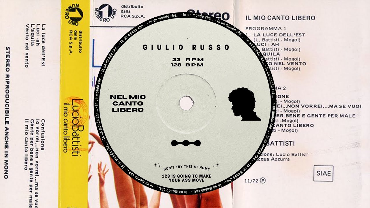 Il mio Canto Libero - Giulio Russo - Tech-House Remix