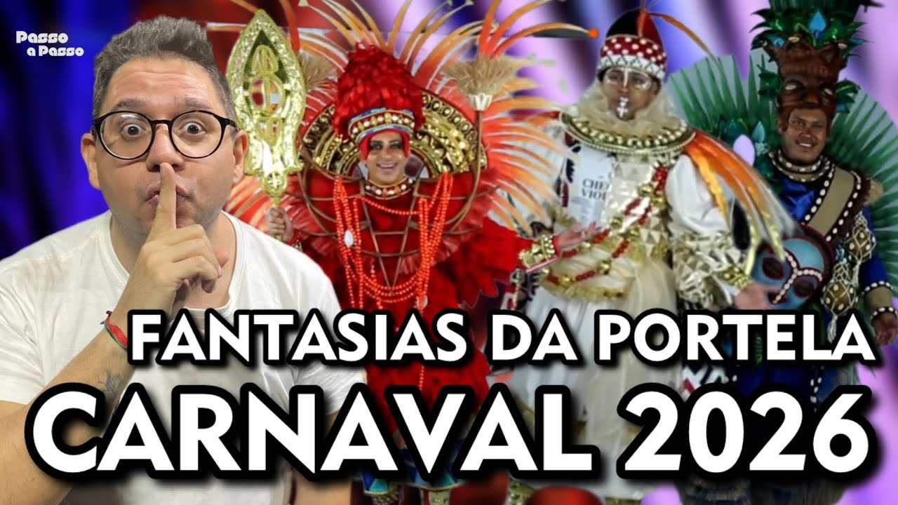 🐾 Bastidores do Desfie dos Protótipos das Fantasias da Portela para o Carnaval 2026