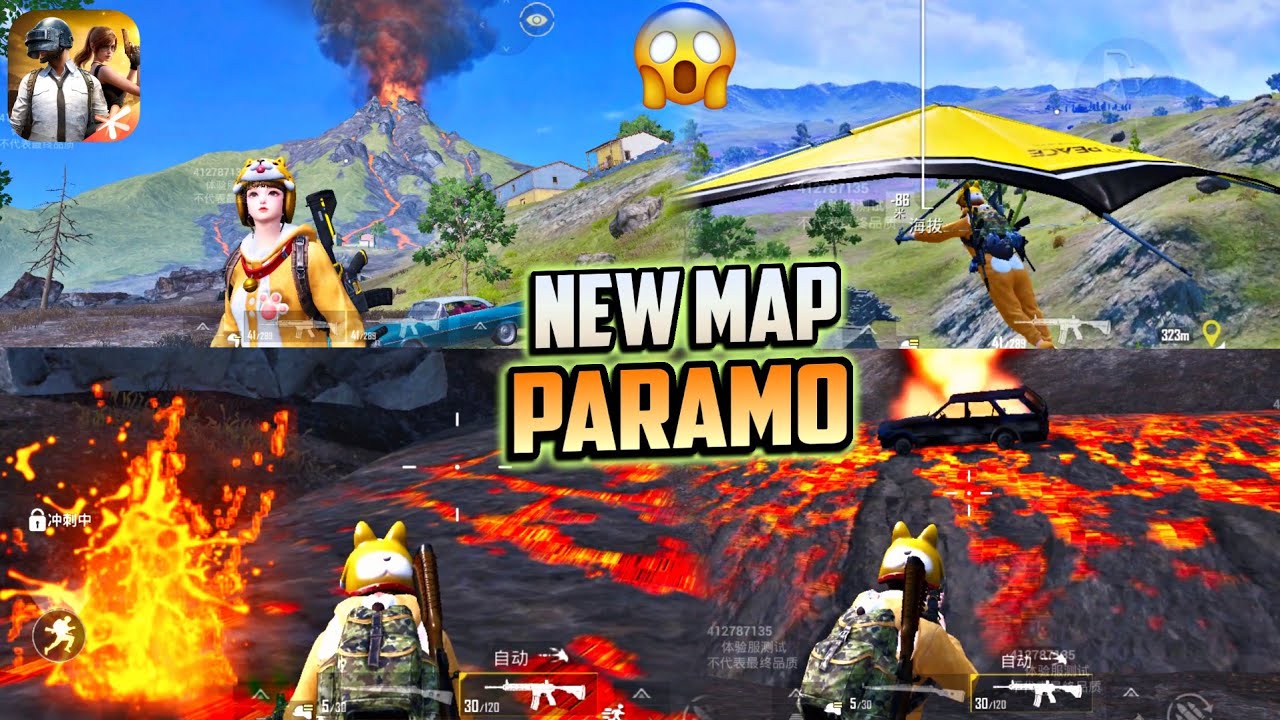 New Map PARAMO Gameplay 4.3 Update BGMI/PUBGM | Game For Peace New Update Volcano Map First Look !
